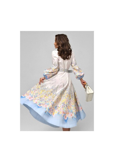Wellway Keten Kumaş Model Düğme Detaylı Elbise Kemer Dahildir -kırmızı-2680 Kırmızı