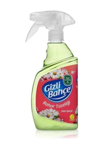 Gizli Bahçe Yeni Nesil Oda Spreyi Bahar Tazeliği 500 Ml Pet Şişe Açık Gri