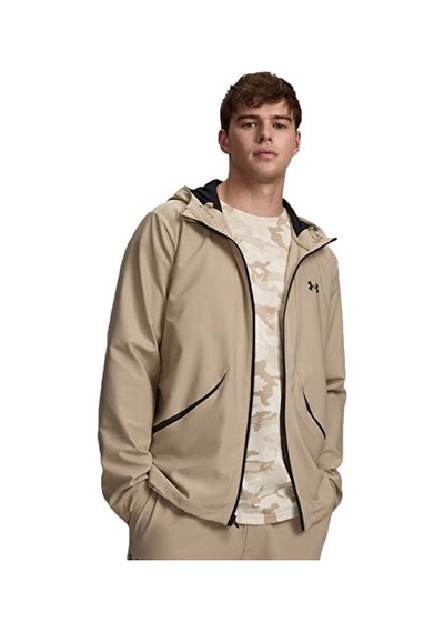 Under Armour Ua Unstoppable Woven Jacket Erkek Günlük Ceket 6014621-299 Bej Bej