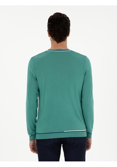 Cacharel Mint Slim Fit Yün Karışımlı Bisiklet Yaka Triko Kazak