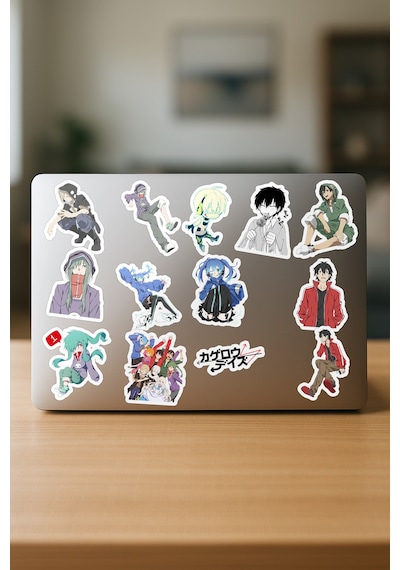 Kagerou Project Mekakucity Actors Anime Sticker Paketi 20 Sticker Çok Renkli