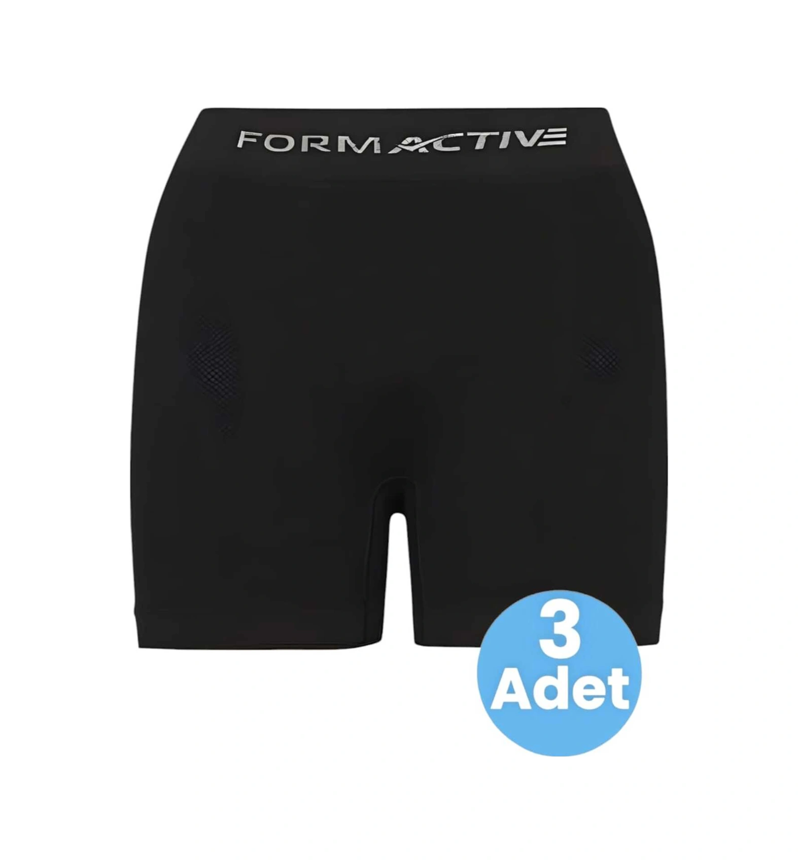 Tezzgelsin Erkek Dikişsiz/seamless Nefes Alabilen Boxer 3 Adet Siyah