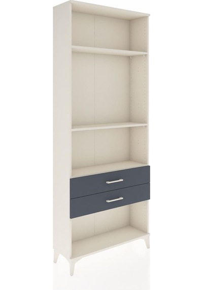 Arges Dolap 3 Raflı 2 Çekmeceli 88x30x221 Aytaşı-antrasit Aytaşı
