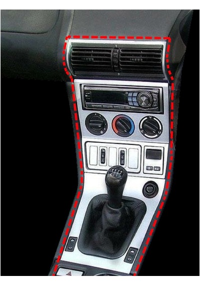 Bmw Z3 1996 Torpido Kaplama, Maun Kaplama, Ahşap, Carbon