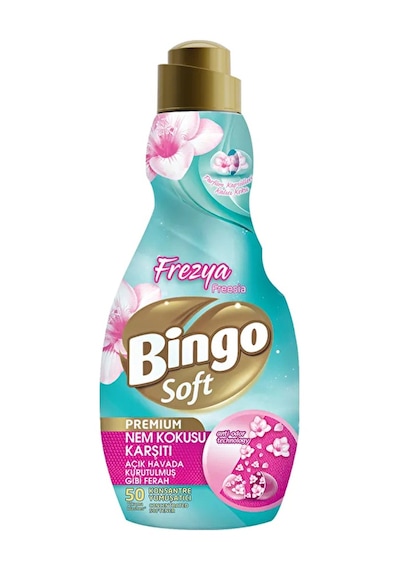 2 Adet Bingo Soft Konsantre Yumuşatıcı 1200 Ml Nem Kokusu Karşıtı Diğer