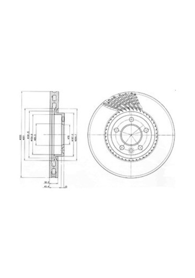 Vw Transporter V 3.2 4Motion 2003-2009 Delphi Ön Fren Diski 2 Ade N11.6076