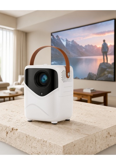 Taşınabilir Akıllı Projektör 1080p 64gb Hafıza 2gb Ram