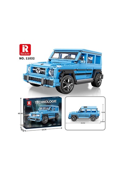 Reobrix Technic 11032 Mercedes Benz Amg G65 Suv Araba Yaratıcı Yapı Blok Seti Building Blocks G Class "the Beast" - 1204 Parça