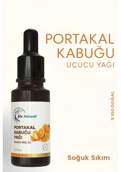 Portakal Kabuğu Yağı 10 Ml %100 Saf Ve Doğal Uçucu Yağ Cilt, Saç Ve Aromaterapi Kullanımına Uygun
