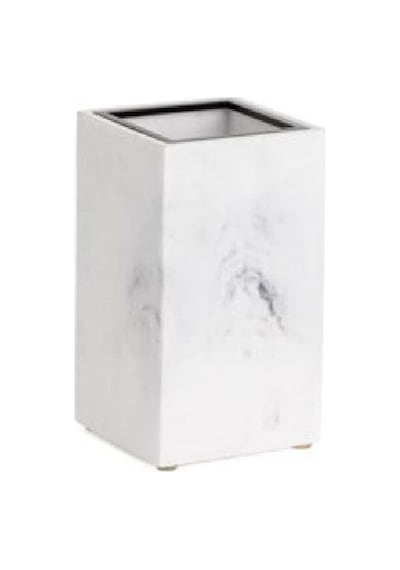 Diş Fırçalığı Mermer Deseni/siyah Renk 128x73x73 Mm Diğer