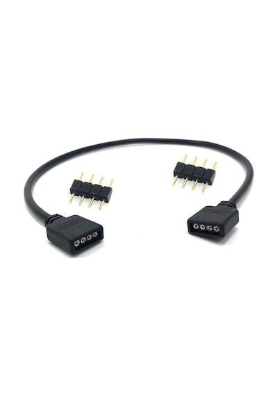 4 Pin Rgb Ekleme Birleştirme Uzatma 30Cm 4373A Kablo Şerit Led Ku