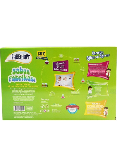 FabelHaft Sabun Fabrikası Eğlenceli Bilim Laboratuvarı Oyun Seti