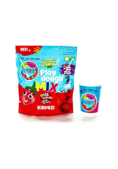 Mammacomica Dough Kendin Yap Kendin Oyna Toz Karışımı - Kırmızı
