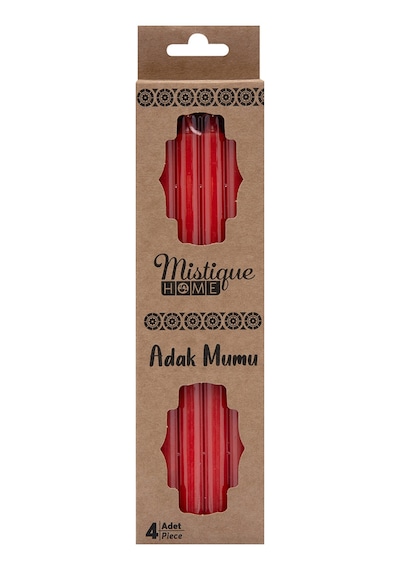 Mistique Home 4'lü Adak Mumu Çok Renkli