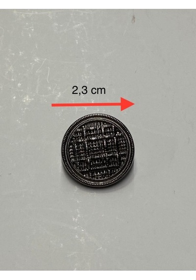 Trençkot Blazer Ceket Düğmesi Takımı Hasır Model Antrasit 5277151