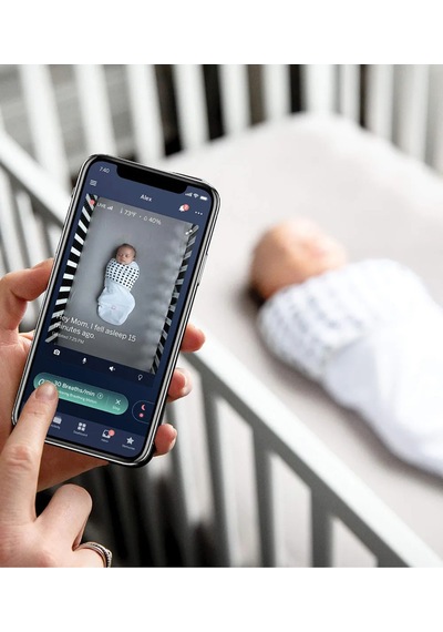 Nanit Pro Akıllı Bebek Kamerası Ve Duvar Aparatı 1080p, Uyku Ve Nefes Takibi, Wi-fi Dedektörler