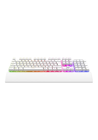 Rampage Kb-rx77 Runner Beyaz Usb Rainbow Aydınlatmalı Q Bilek Destekli Gaming Klavye
