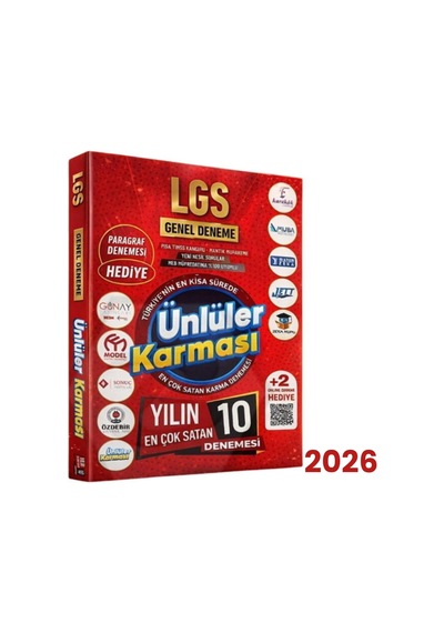 Ünlüler Karması 8. Sınıf Lgs 10'lu Deneme Tek Renk