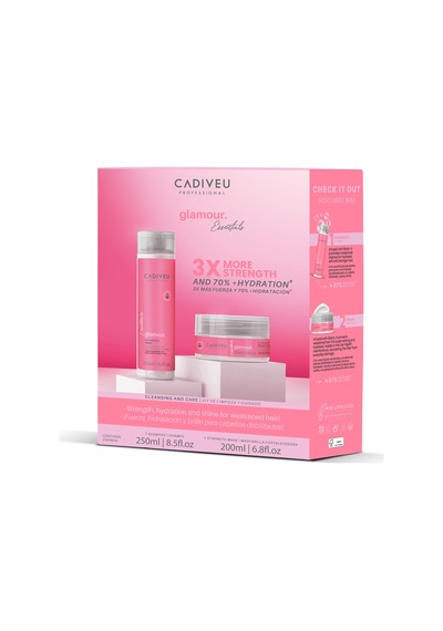 Zayıf Ve Cansız Saçlar İçin Güçlendirici Ve Nemlendirici Bakım Essentials Glamour Ev Bakım Seti