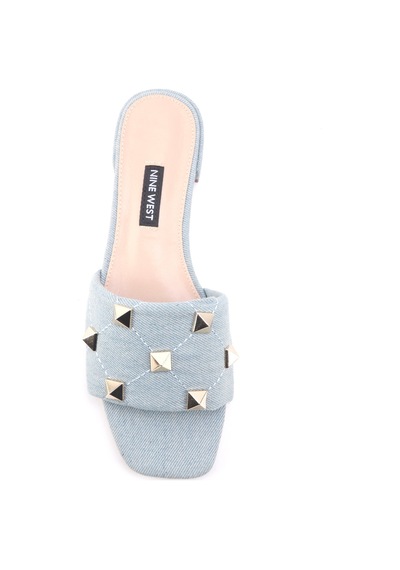 Nine West Izro2 4fx Mavi Kadın Düz Terlik 000000000101484528 Mavi