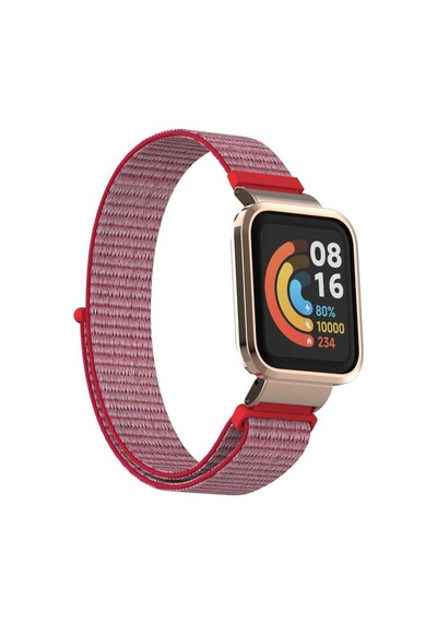 Xiaomi Redmi Watch Mi Watch Lite Uyumlu Krd-61 Hasır Ardx Kordon-no20