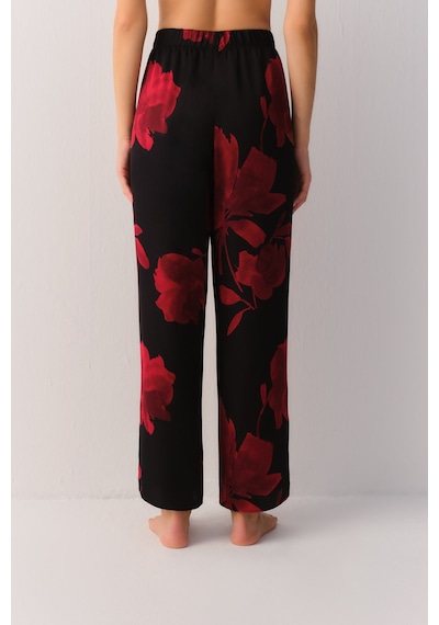 Suwen Seductive Satin Pantolon St60116241021 Çok Renkli