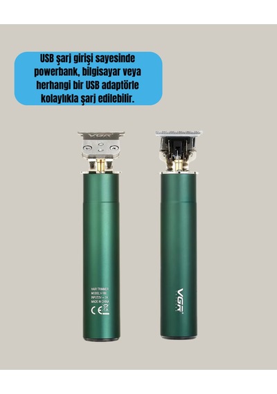 Usb Hızlı Şarjlı 3 Saat Kullanımlı Saç Kesme Makinesi -