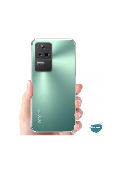 Xiaomi Poco F4 İçin Kılıf Transparent Soft Şeffaf Poco F4 İle Uyumlu Kılıf - Şeffaf