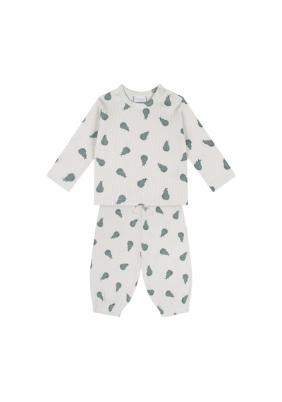 Antebies Organik Gri Armut Desenli Beli Lastikli Bağcıklı Uzun Kollu Erkek Kız Bebek Tshirt Şort Takımı Yeşil Antebies Organik Gri Armut Desenli Beli Lastikli Bağcıklı Uzun Kollu Erkek Kız Bebek Tshirt Şort Takımı Yeşil