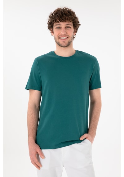 U.S. Polo Assn. Erkek Regular Fit Bisiklet Yaka Koyu Yeşil Basic Tişört 50305928-VR101 U.S. Polo Assn. Erkek Regular Fit Bisiklet Yaka Koyu Yeşil Basic Tişört 50305928-VR101