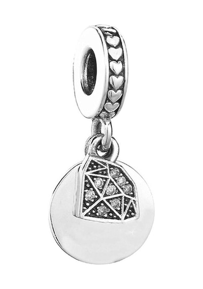 Fubena Taşlı Elmas Disk Sallantılı Charm