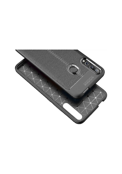 Huawei Y9 Prime 2019 Kılıf Niss Silikon Deri Görünümlü  (510443921)