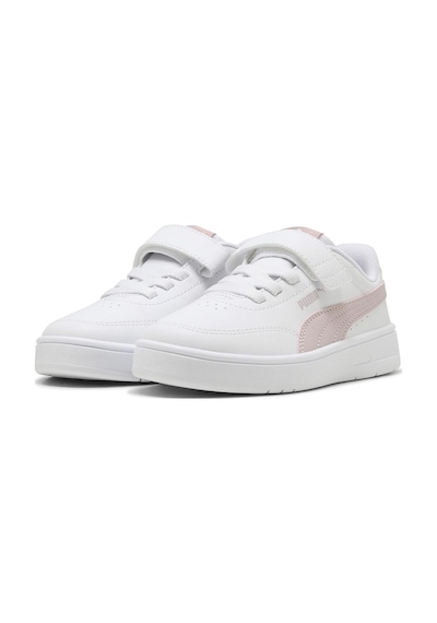 Puma Court Classic Clean Ac+ P Beyaz Kız Çocuk Sneaker 000000000102714994 Beyaz-pembe