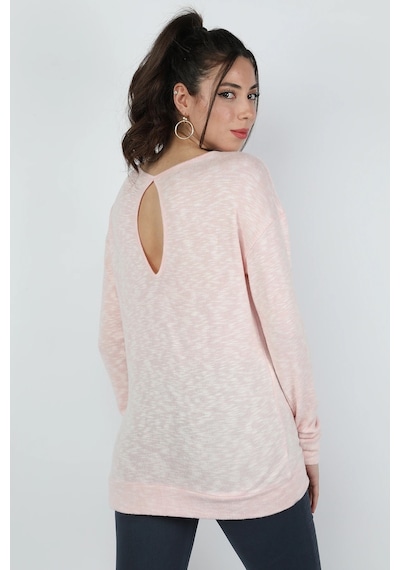 Balins Kadın Damla Muline Triko - Pembe Pembe Hardal