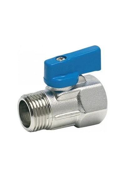 Mini Küresel Vana Erkek Dişi Mavi 3/8