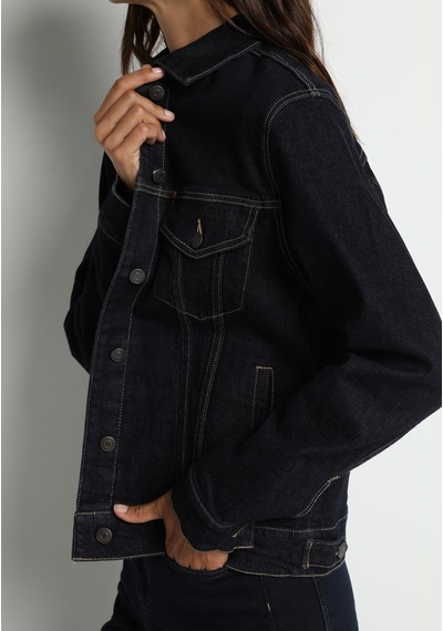 Colin's Colins Regular Fit Düğmeli Astarsız Kadın Koyu Mavi Ceket Cl1079985 Q1.v1 Dn44782 Denim Colin's Colins Regular Fit Düğmeli Astarsız Kadın Koyu Mavi Ceket Cl1079985 Q1.v1 Dn44782 Denim