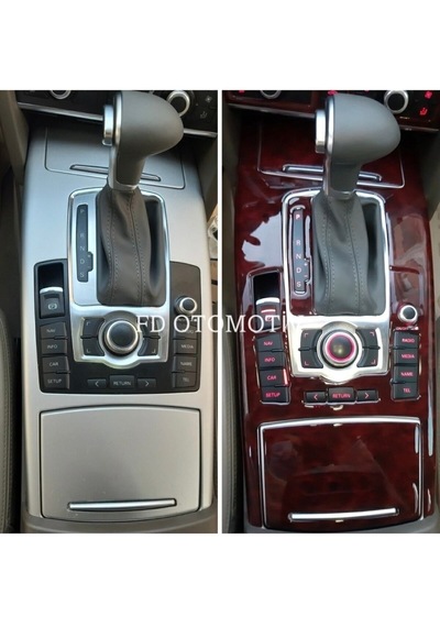 Audi A6 C6 Full Set Torpido, Konsol, Trim, Göğüs Kaplama Set Maun Renk Özel Dizayn