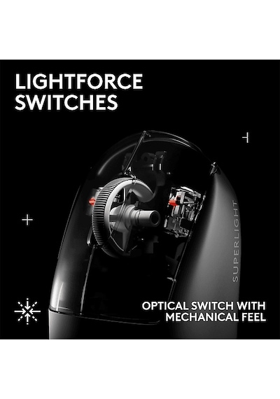 Logitech 910-007553 GPROX SUPERLIGHT 2SE Kablosuz Oyuncu Mouse Siyah
