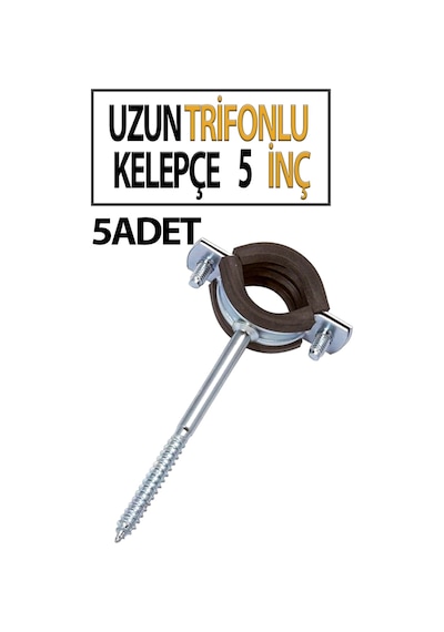 5 İnç Trifonlu Kelepçe Kısa 5 Li Paket