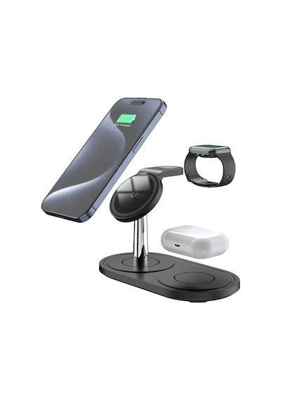 Lobo 15w 3in1 Mıknatıslı Wireless Sarj Standı