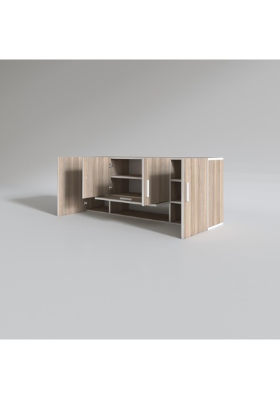 Kenzlife hazır mutfak acus32 crd 060*150*32 mutfak banyo dolabı kapaklı raflı