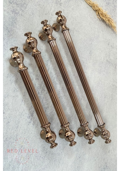 Hitit 128 Mm Bronz Modern Metal Kulp Modelleri Lüks Country Mutfak Dolap Çekmece Mobilya Kulbu Bronz