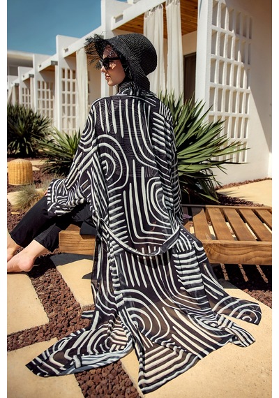Remsa Mayo Remsa Tesettür Mayo Üzerine Tek Kaftan Kimono Pareo Siyah02 Rp032 Labire Siyah02 Remsa Mayo Remsa Tesettür Mayo Üzerine Tek Kaftan Kimono Pareo Siyah02 Rp032 Labire Siyah02