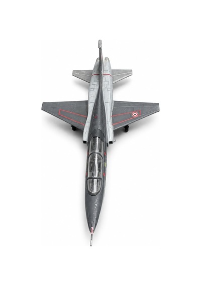 Montajlı + Boyalı F-5b Maket Ucak Gri-siyah