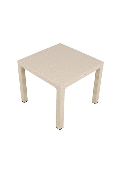 Luna 90x90 Elit Rattan Masa Çölbeji Çöl beji