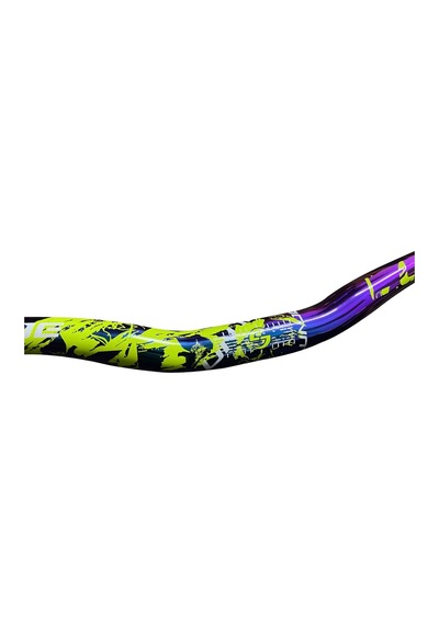 Lunje Rainbow Sarı Alüminyum 780mm Bisiklet Gidon Boğaz Seti Çok Renkli