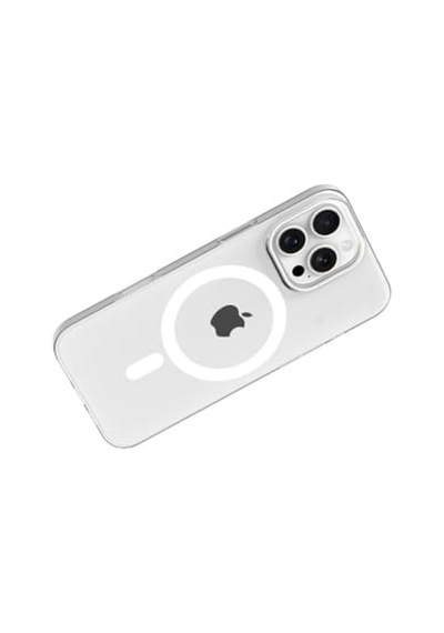 İphone 16 Pro Max İle Uyumlu Kılıf M-safe Şarj Özellikli Ultra İnce Sert Pc Blank Kapak Şeffaf Diğer
