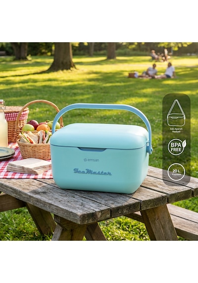 Emsan Ice Master Thermos Box 20 Litre Mavi