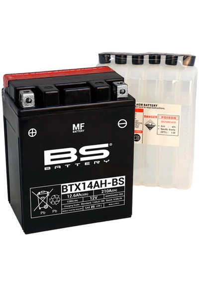 Bs Battery Btx14ah-bs Motosiklet Aküsü