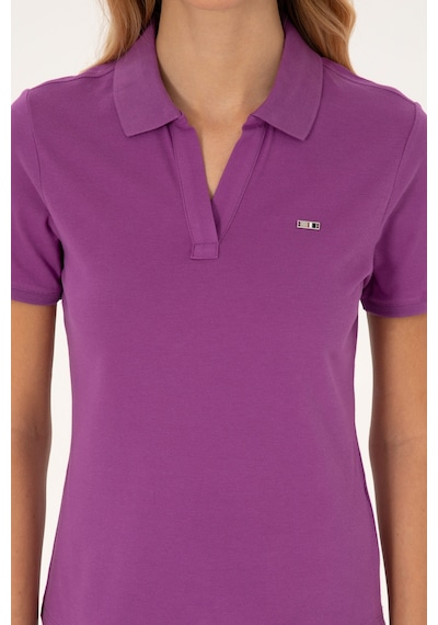 U.s. Polo Assn. Kadın Menekşe Tişört 50320032-vr037 Menekse